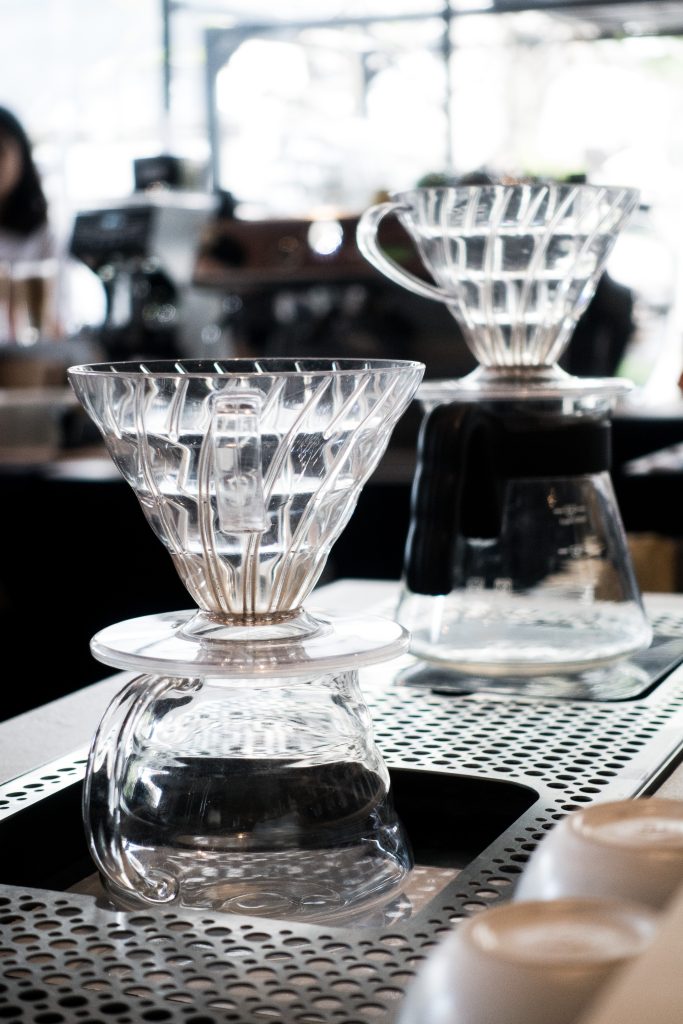 Glass coffee filter V60