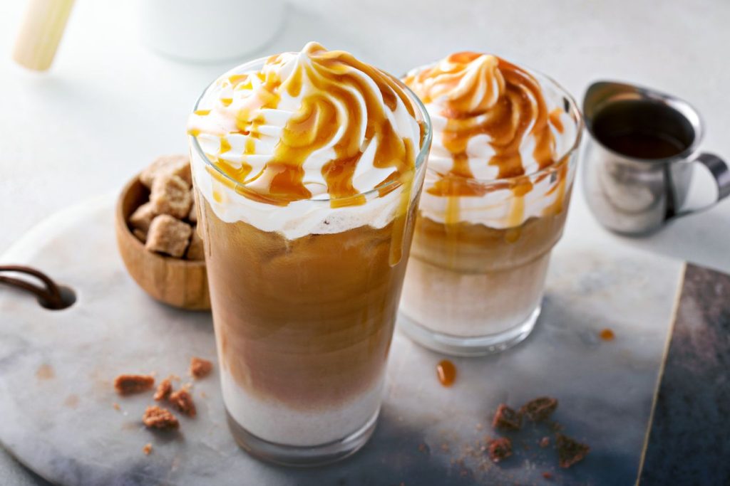 caramel brulee latte