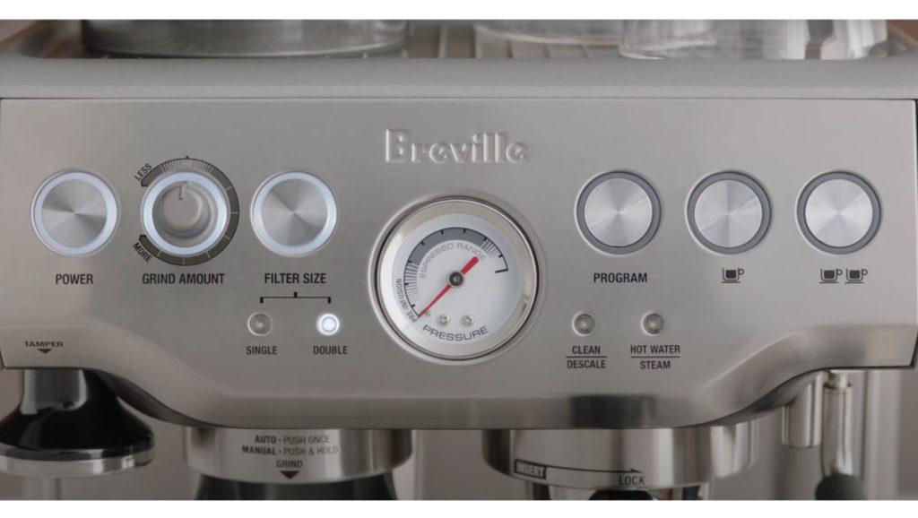 Breville Barista Express user interface