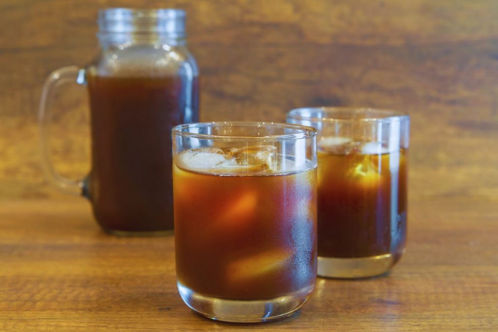 Cold brewed coffee at thome