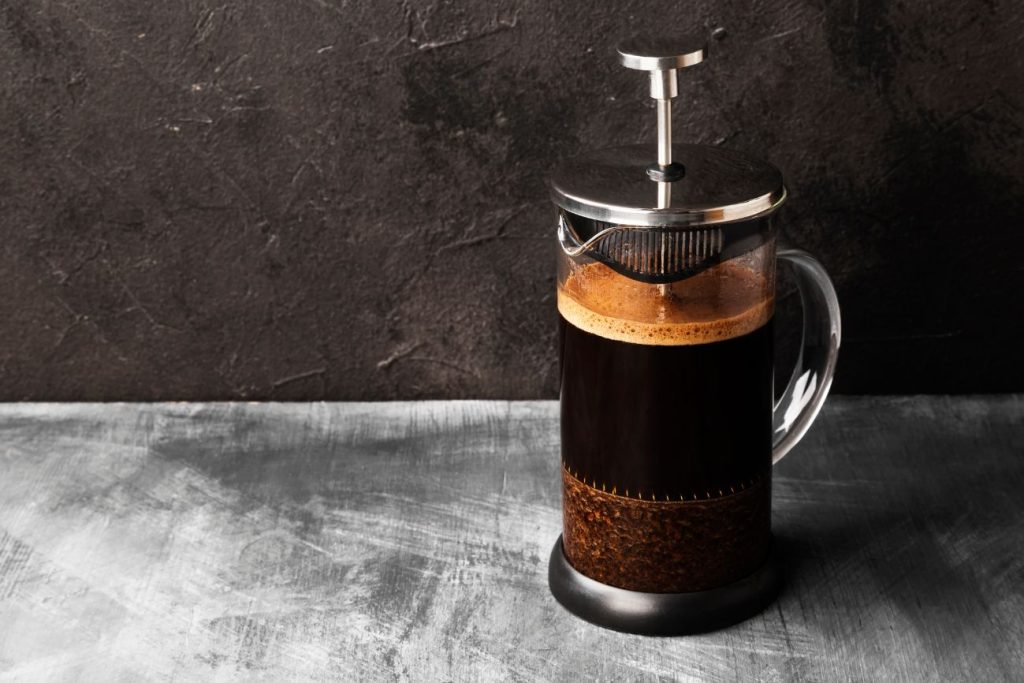 Espresso coffee with french press hacks