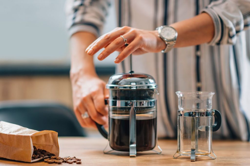 Pressing french press