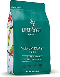 Lifeboost Coffee Ground Medium Roast Coffee