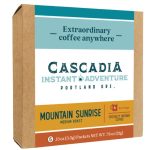 Cascadia Coffee Roasters Mountain Sunrise Alpine Start Instant Coffee Mount Hagen Instant Coffee Death Wish Coffee Instant