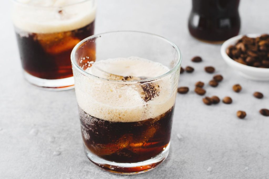 foarmy cold brew coffee
