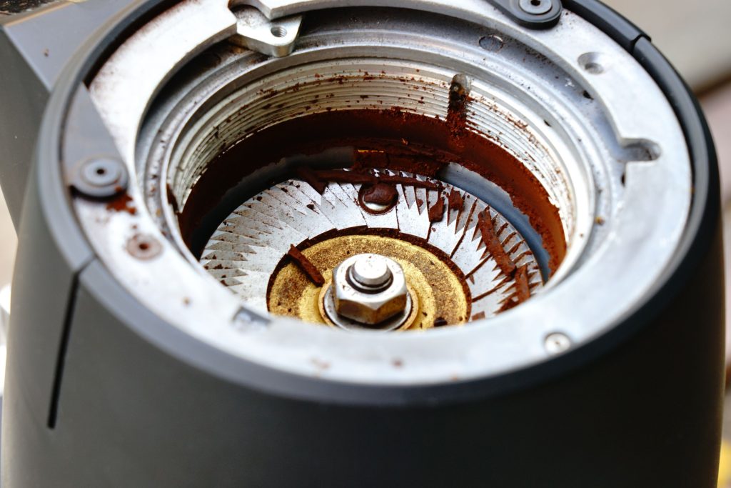 Dirty electric coffee grinder Dirty electric coffee grinder